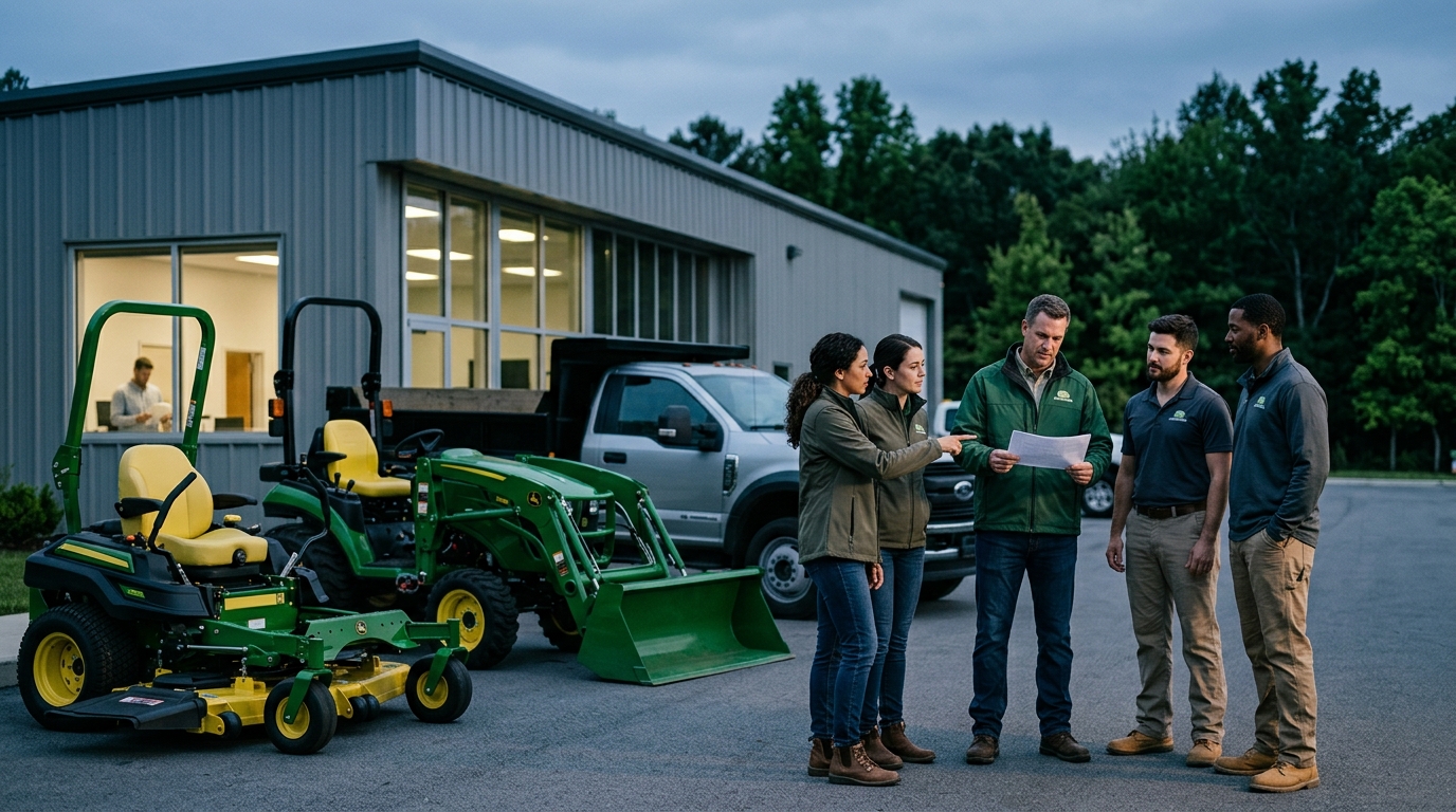 Illustration: Bad Credit Equipment Financing for Landscapers: A 2026 Guide to Scaling
