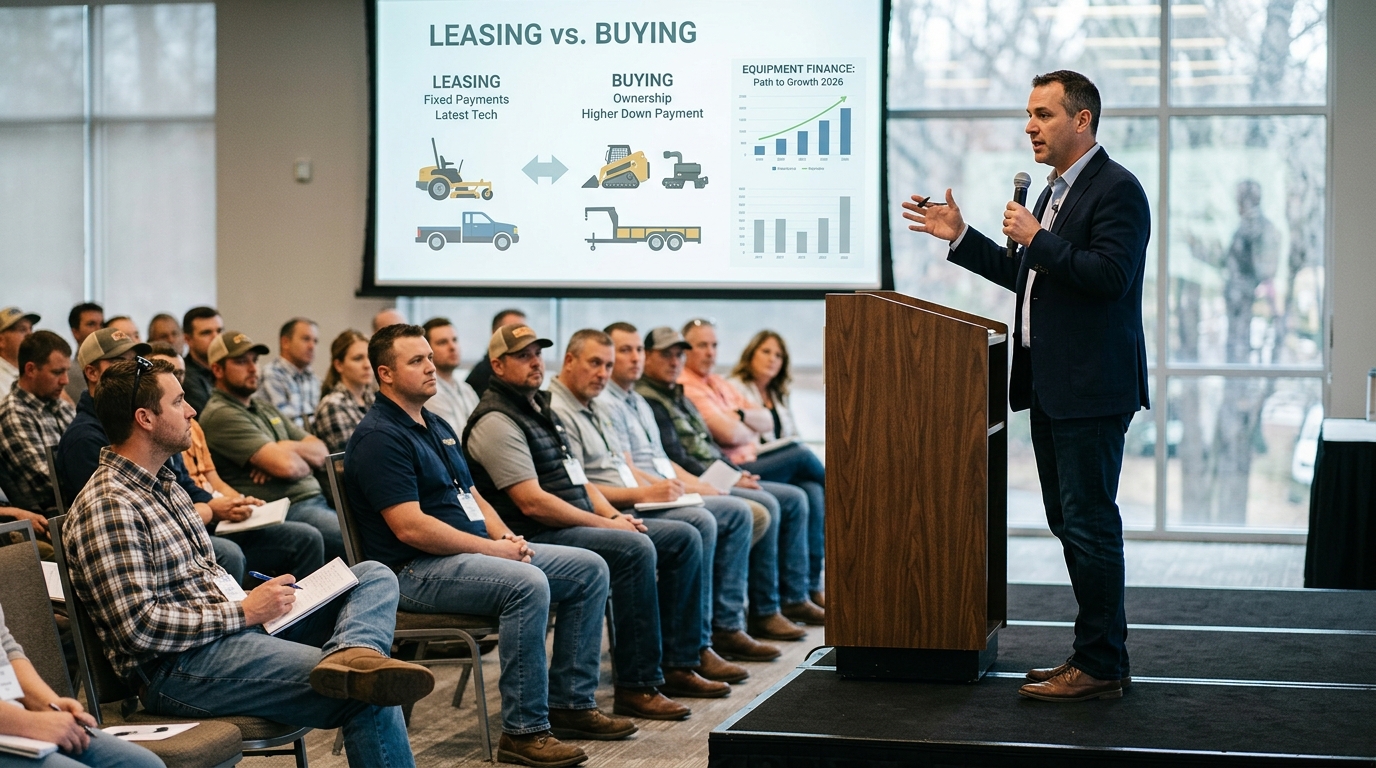 Illustration: Leasing vs. Buying: A Landscaper’s Guide to Equipment Finance in 2026